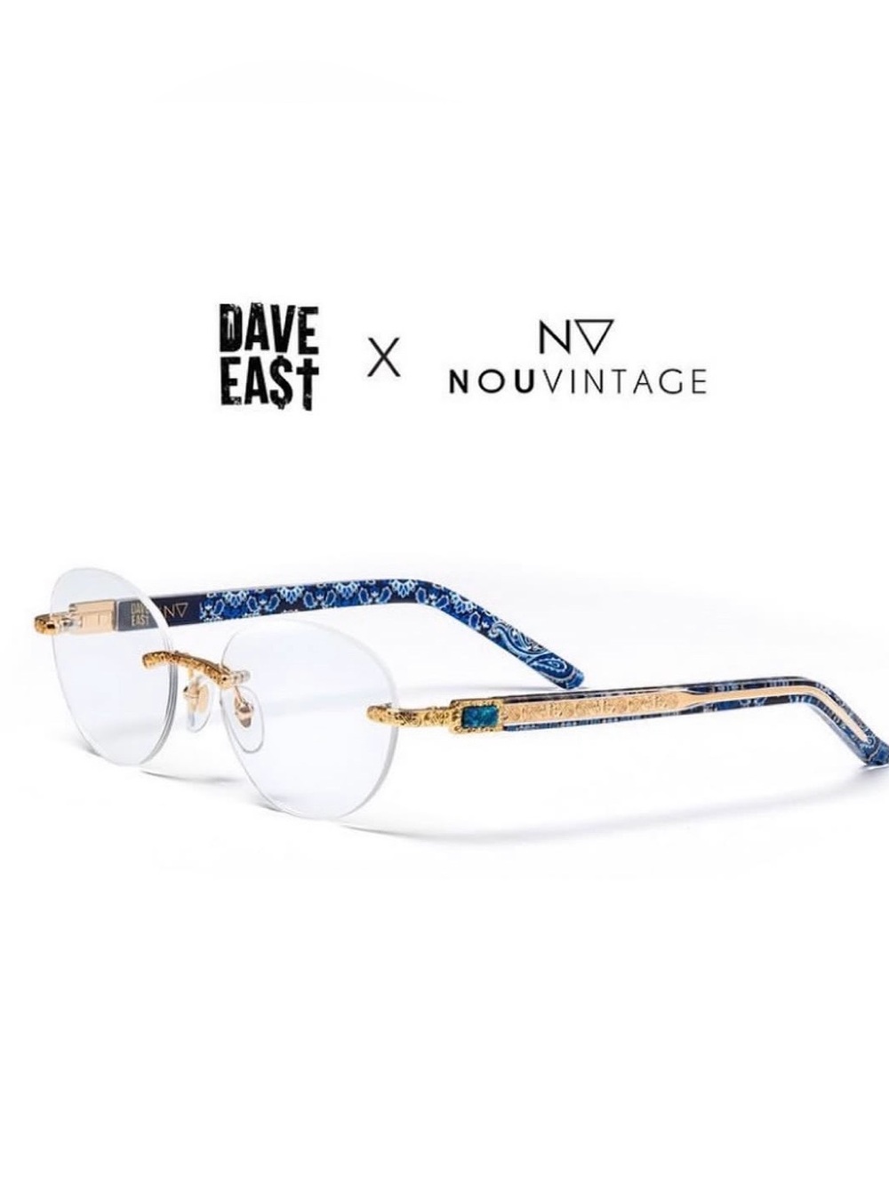 Nouvintage X Dave East Locs Designer Frames